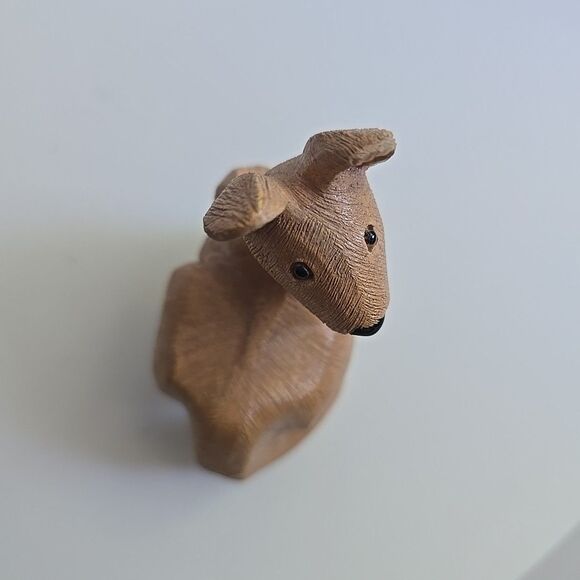 Artesania Rinconada Pottery Kangaroo w baby Wallaby Joey #165 Figurine Retired - Picture 4 of 9